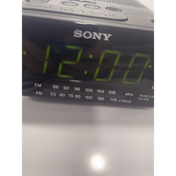 Vintage Sony Dream Machine Digital Radio Alarm Clock/ICF-C218/Tested Working - Picture 4 of 4
